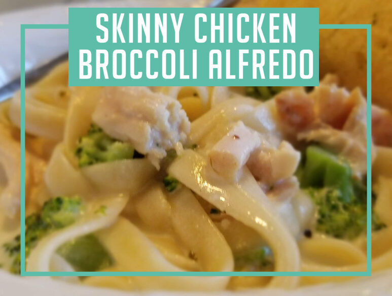 chicken broccoli alfredo fettuccine